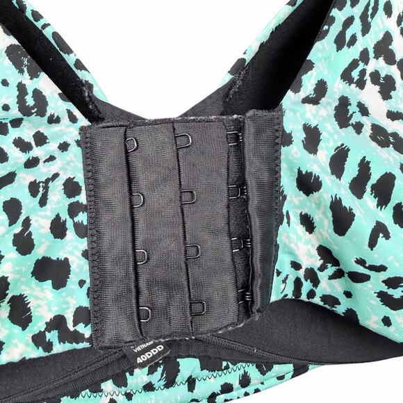 Torrid Curve Womens Leopard Print Push Up Plunge Bra Sz 40DDD - Picture 4 of 9